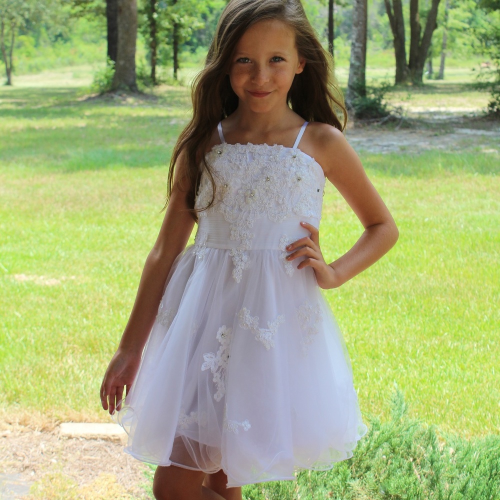 Tony Bowl Cocktail Dress, size 7 slim, girls